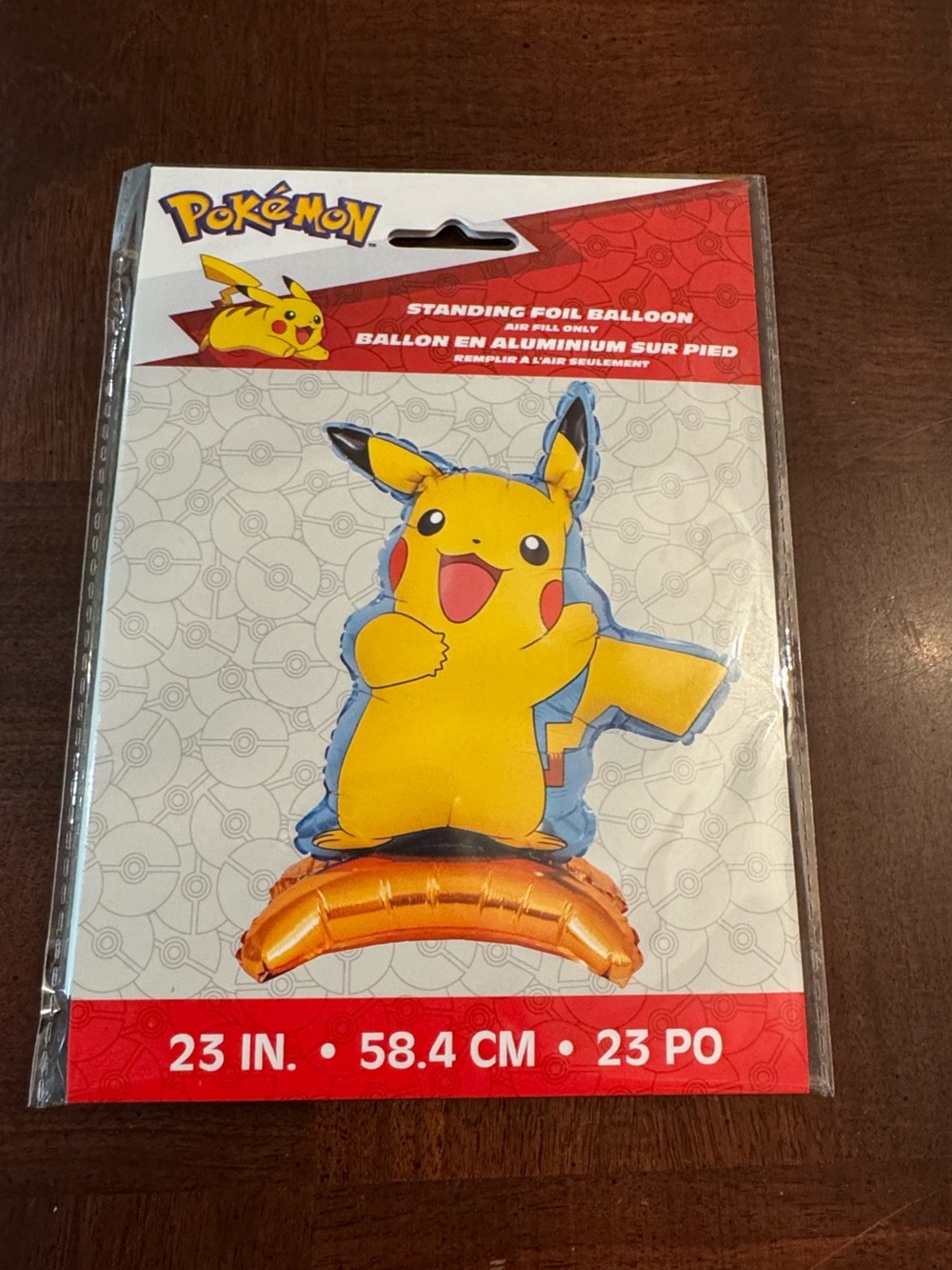 Pokemon Standing 23" Birthday Party Foil Balloon Party Supplies